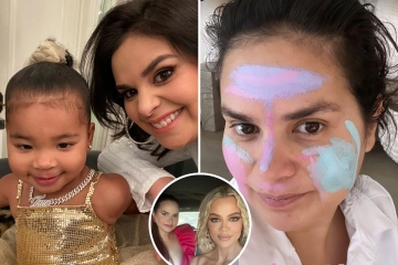 Khloe's favorite nanny posts hilarious pic of True's, 4, glam makeover on her