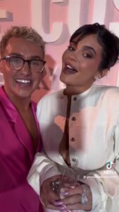 Kylie Jenner and a superfan made a special video at her launch party