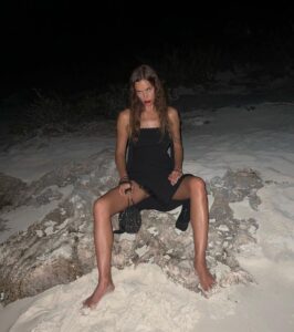 Irina Shayk at the beach