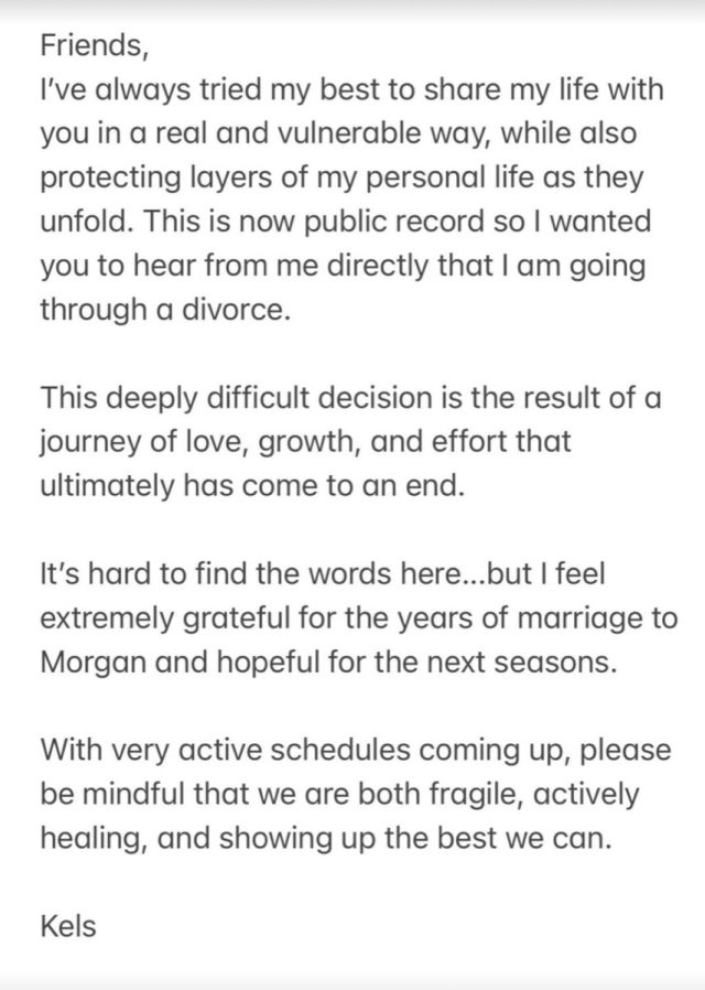 Kelsea Ballerini Just Announced She's Divorcing Morgan Evans — Celebwell