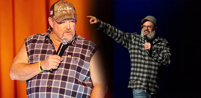 Larry The Cable Guy and David Cross