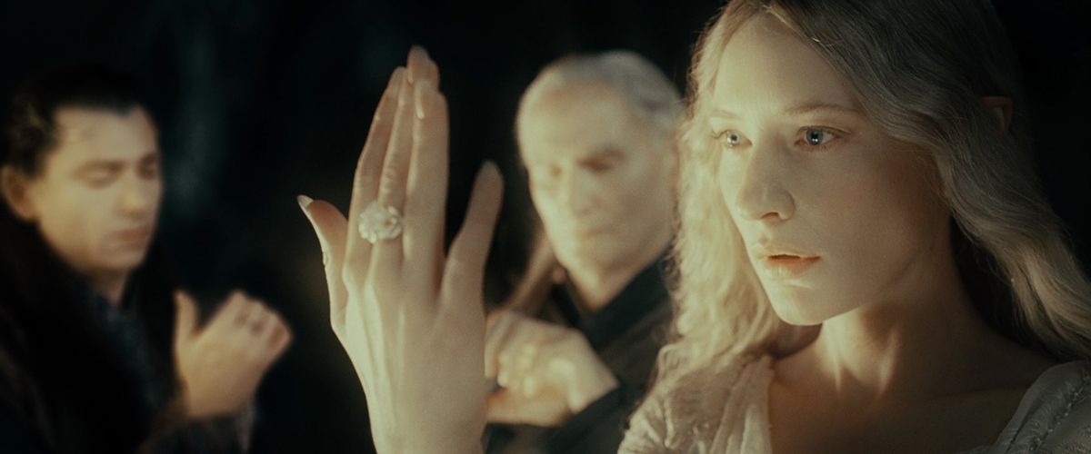 Galadriel gets a ring in Lord of the Rings: The Fellowship of the Ring