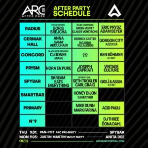 ARC After Dark: Official After Parties for ARC Music Festival Announced