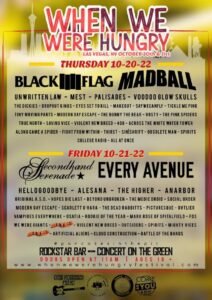 BLACK FLAG And MADBALL Among Confirmed Artists For WHEN WE WERE HUNGRY Festival