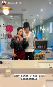 Demi Lovato's New Boyfriend, Jute$, Celebrates Her Birthday
