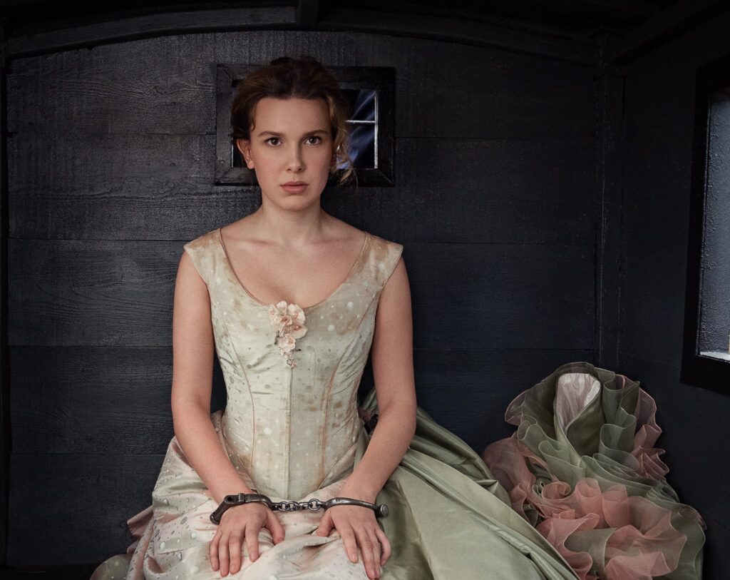 Enola Holmes 2. Millie Bobby Brown as Enola Holmes. Cr. Alex Bailey/Netflix © 2022