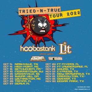 HOOBASTANK And LIT Announce Co-Headlining 'Tried-N-True' Tour With ALIEN ANT FARM; BLABBERMOUTH.NET Presale