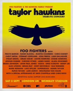 Foo Fighters Taylor Hawkins London concert lineup