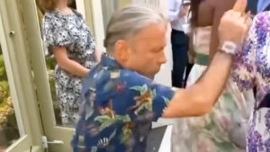 Iron Maiden's Bruce Dickinson Does Awkward Dad Dance at Son's Wedding