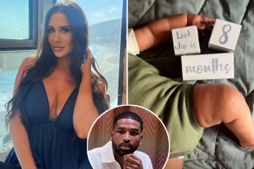 Khloe Kardashian's ex Tristan Thompson's baby mama shares rare photo of son Theo