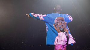 Kid Cudi Debuts Custom Givenchy Pieces at To the Moon Tour