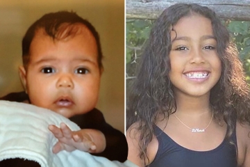 Kim & Kanye daughter North's transformation from sweet toddler to sassy tween