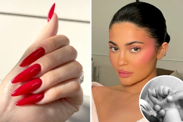 Kylie ripped for razor-sharp nails which fans say are 'dangerous' for her son
