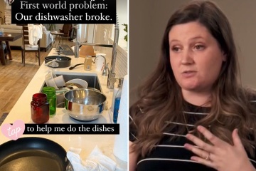 Little People's Tori shows off messy kitchen covered in dishes in $1M home
