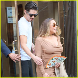 Mariah Carey Carries Butterfly-Print Hand Fan During NYC Outing with Boyfriend Bryan Tanaka