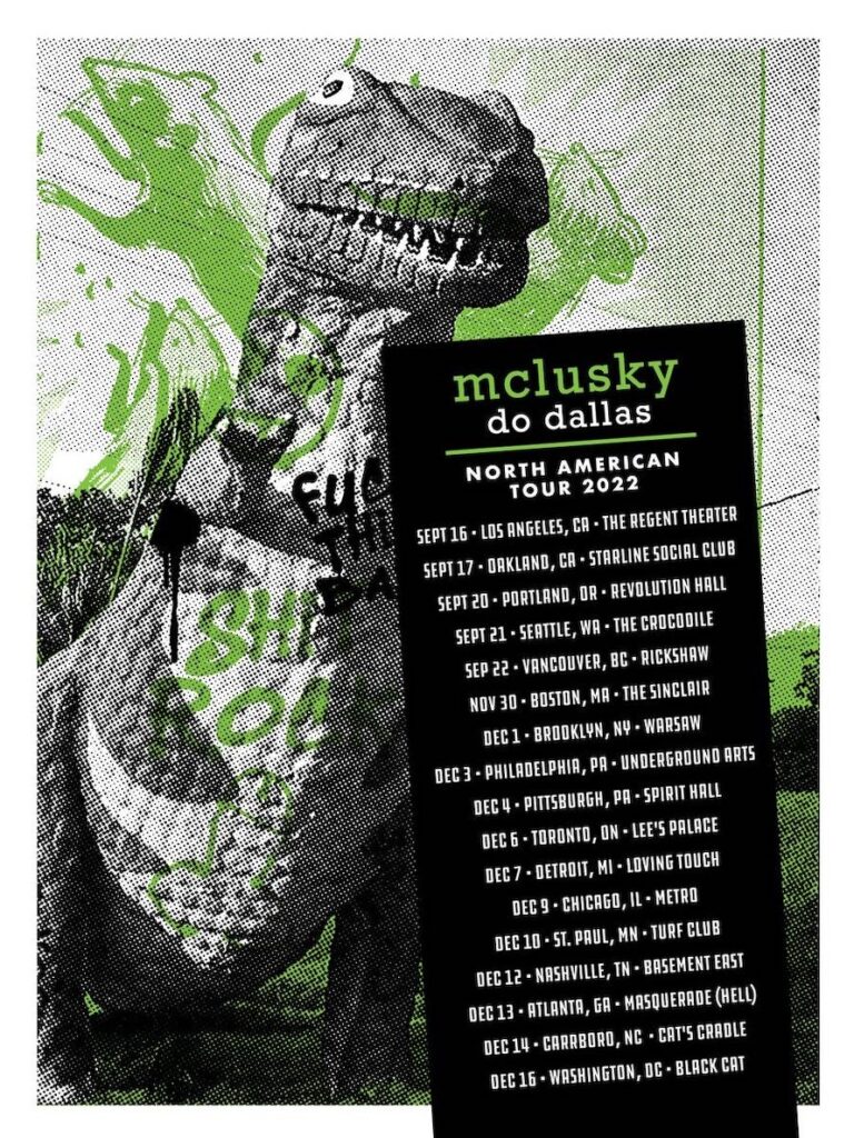 Mclusky Do Dallas: North American Tour 2022