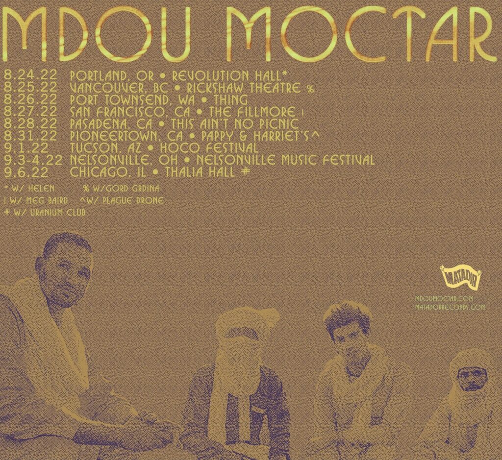Mdou Moctar Tour Dates