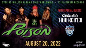 Original SALIVA Singer JOSEY SCOTT Joins POISON On Stage In Tulsa To Perform 'Nothin' But A Good Time'