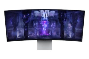 Samsung’s 34-inch Odyssey OLED G8 monitor can stream games from the cloud