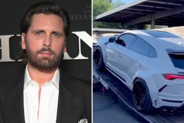 Scott Disick 'suffers head injury' after flipping his SUV in car accident