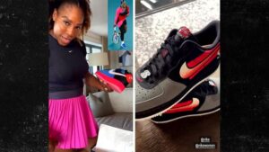Serena Williams Gets Virgil Abloh-Inspired Kicks From Nike During U.S. Open