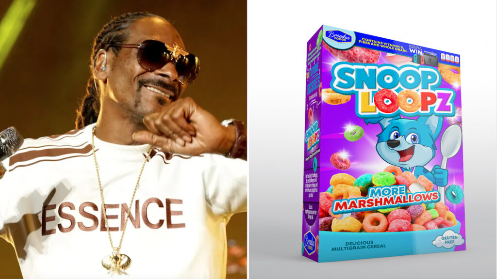 Snoop Dogg Unveils Snoop Loopz Breakfast Cereal