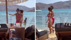 Teresa Giudice Looking Good in Pink Bikini on Greek Honeymoon with Hubby