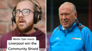 TikToker brilliantly lip-syncing Premier League commentator Martin Tyler is going viral
