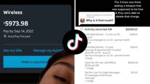 TikToker has a meltdown after AT&T sends her $6,000 phone bill
