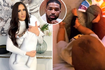 Tristan Thompson's baby mama Maralee shares rare video of son Theo