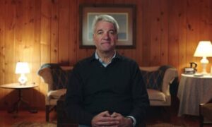 Andy King in a famous scene from Netflix’s Fyre documentary.