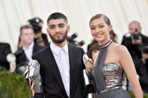 Zayn Malik and Gigi Hadid attend the "Manus x Machina: Fashion In An Age Of Technology" Costume Institute Gala on May 2, 2016, in New York City.