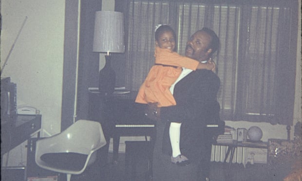 Charles at home with his daughter Charlene, who is now releasing his lost works.