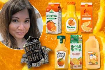 I tried six orange juice brands including Target and Walmart - a surprise won