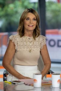 Savannah last appeared on the Today Show on August 19