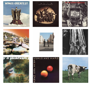 Album covers designed by Hipgnosis