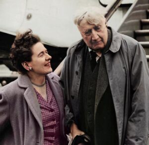 The composer with his second wife and muse Ursula Vaughan Williams.