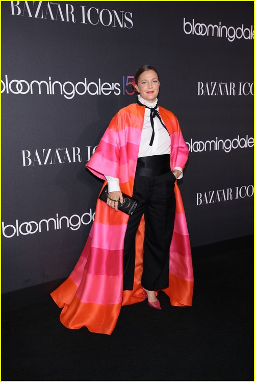 Drew Barrymore at the Harper's Bazaar Icons Party 2022
