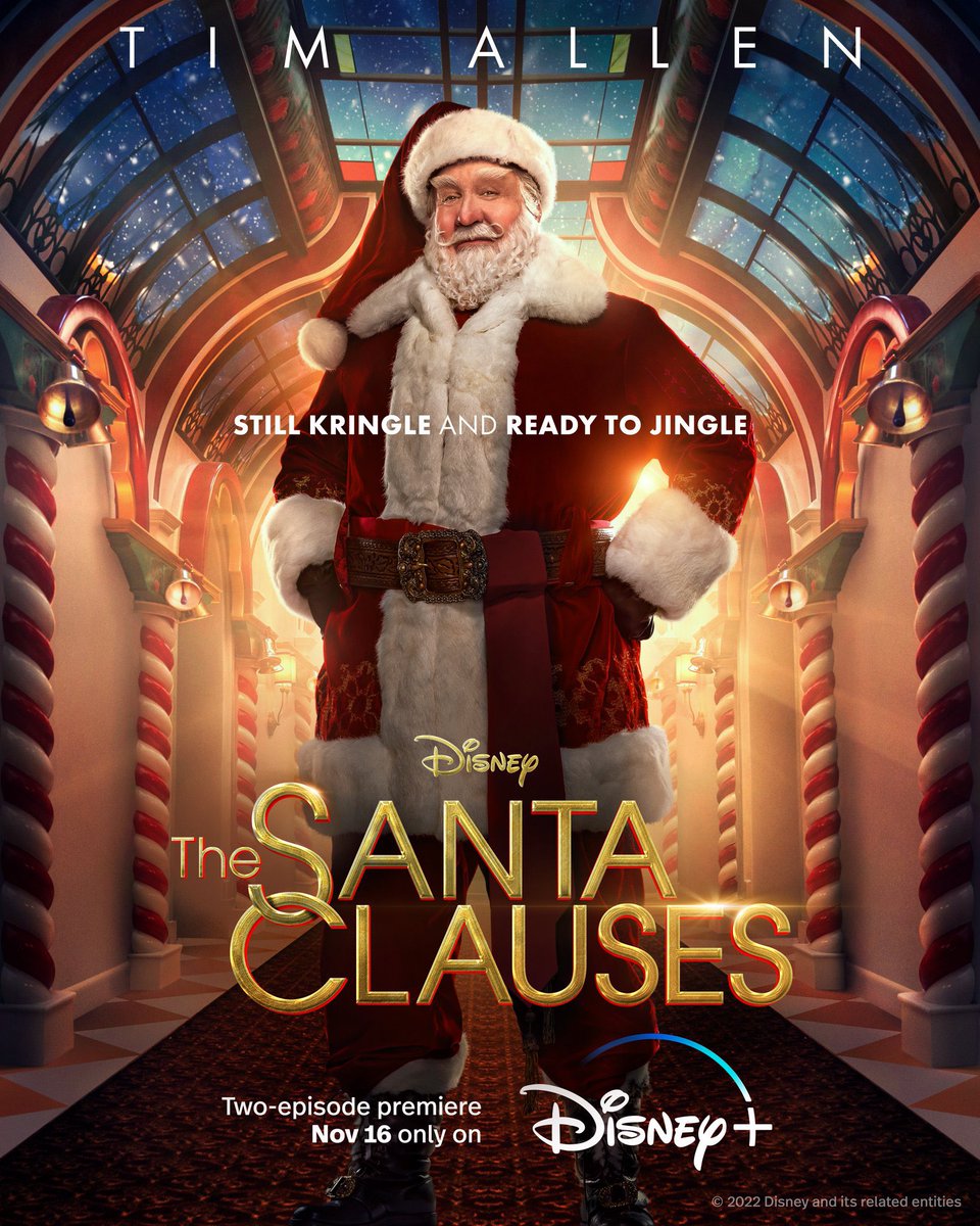 The Santa Clauses poster with Tim Allen as Santa Claus