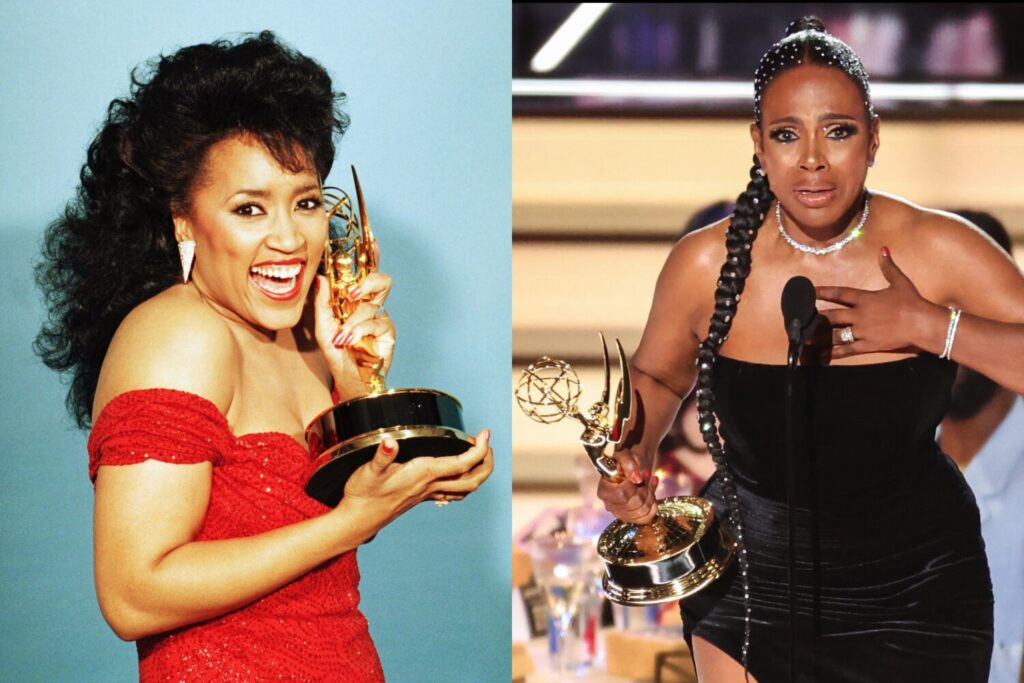 Jackée Harry celebrates Sheryl Lee Ralph's Emmys 2022 win