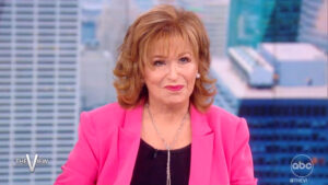 Joy Behar shocked viewers and her own co-hosts with her pink wardrobe choice