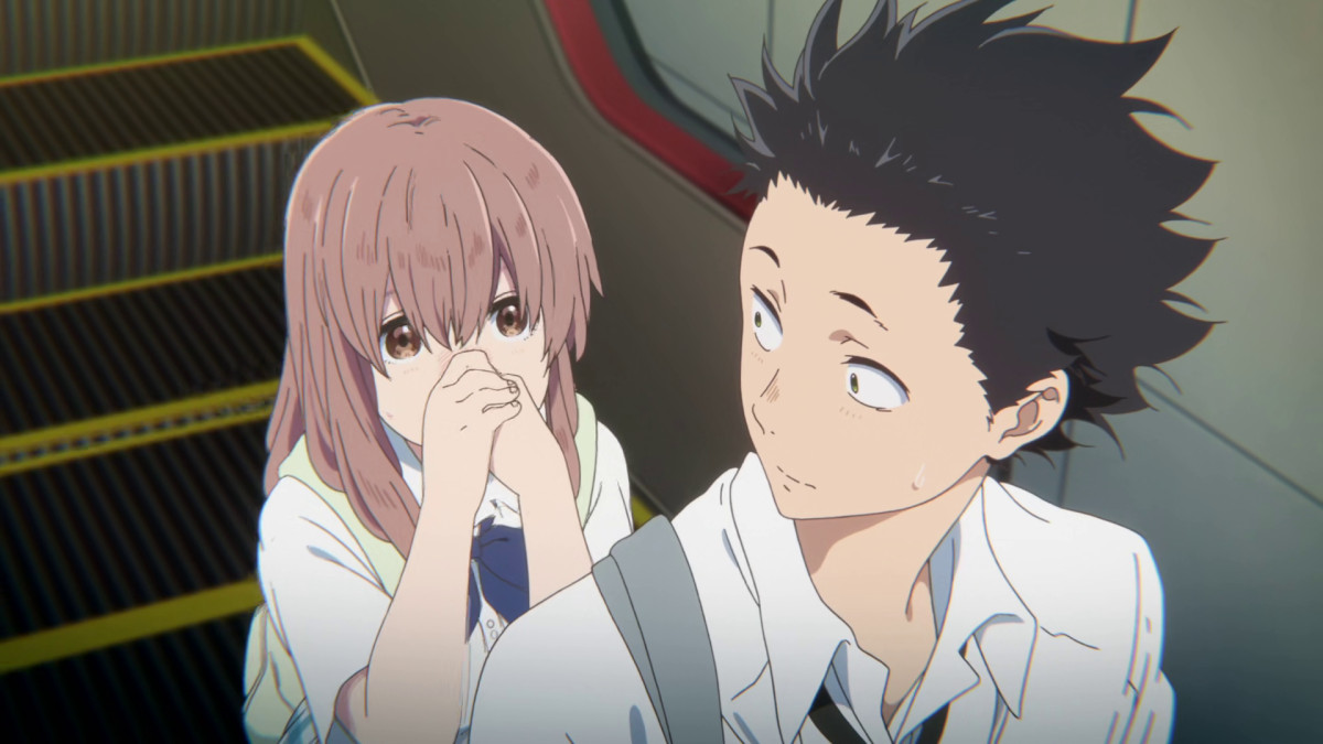 Shoko Nishimiya&nbsp;and Shoya Ishida in A Silent Voice