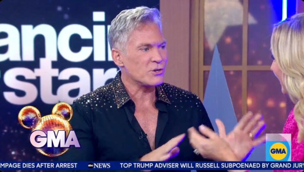 Sam Champion revealed that his shoes are the most uncomfortable part about preparing for DWTS