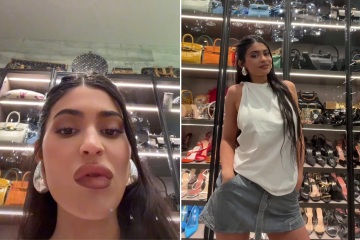 Kylie fans think star is hiding botched lip fillers in new video