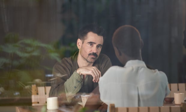 Table talk … Colin Farrell and Jodie Turner-Smith in After Yang.