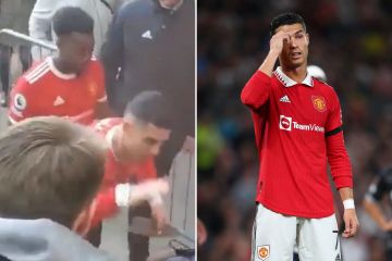 Cristiano Ronaldo charged after smashing autistic boy's phone on the ground  