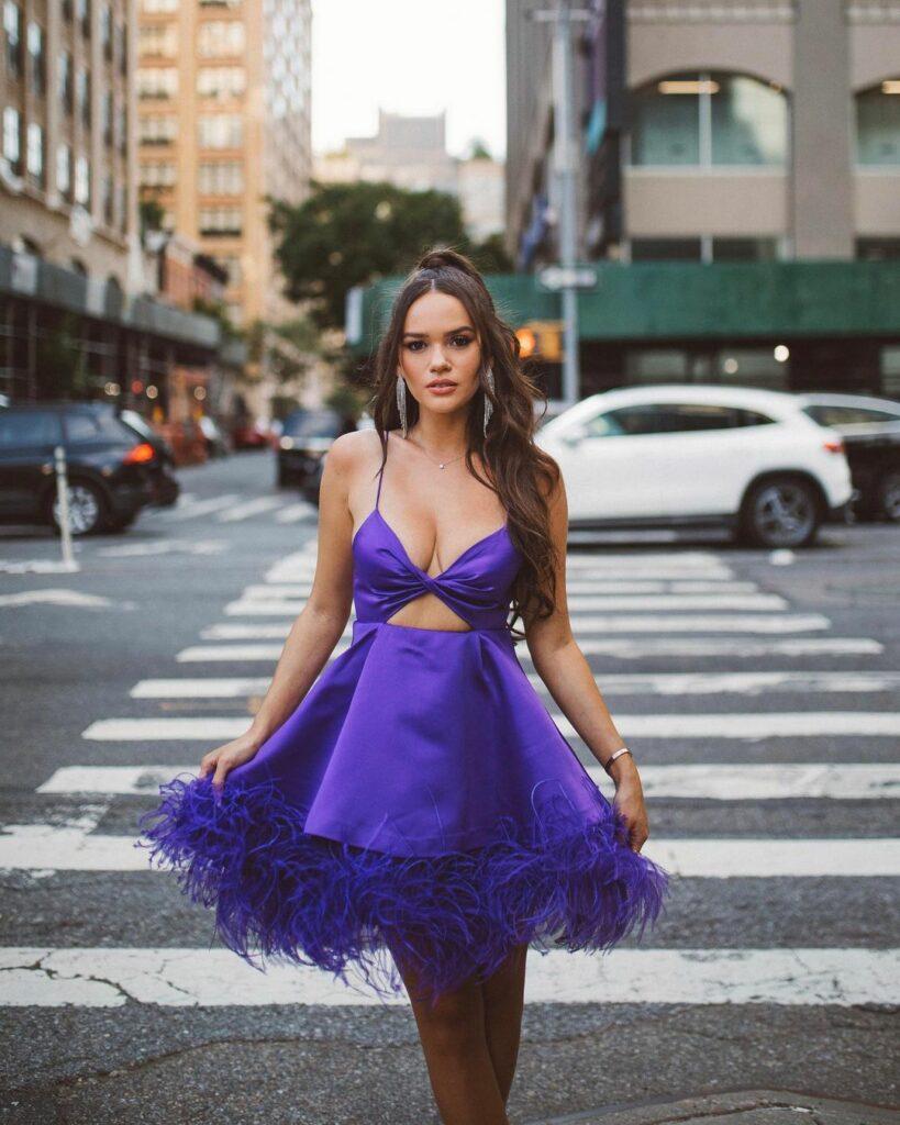 Madison Pettis poses for the camera.