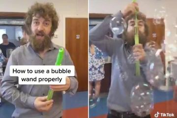 People are only just realising they've been using bubble wands wrong