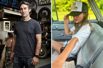 American Pickers' Mike shares rare photo of daughter, 12, on his break from show