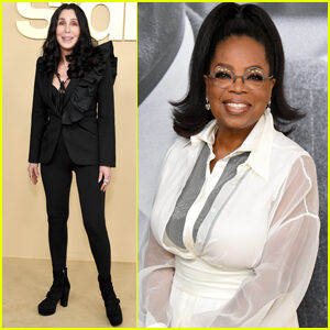 Cher Supports Oprah Winfrey at Premiere of New Sidney Poitier Documentary